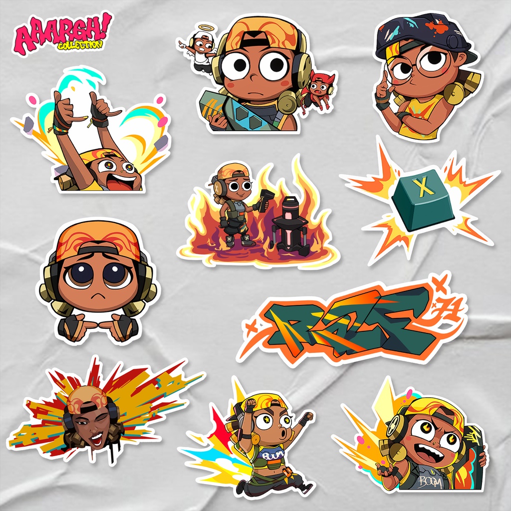 

Stiker Spray Valorant | Raze