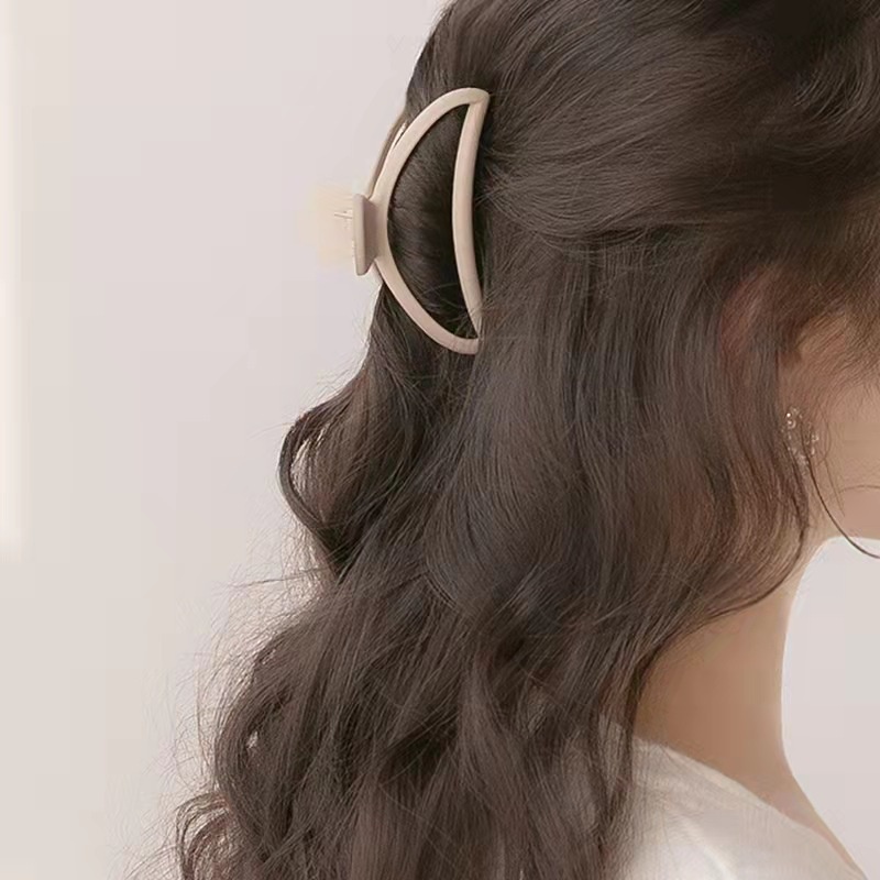 Jedai Rambut Doff Tebal Multicolor / Jepit Rambut Matte Polos Wanita Fashion