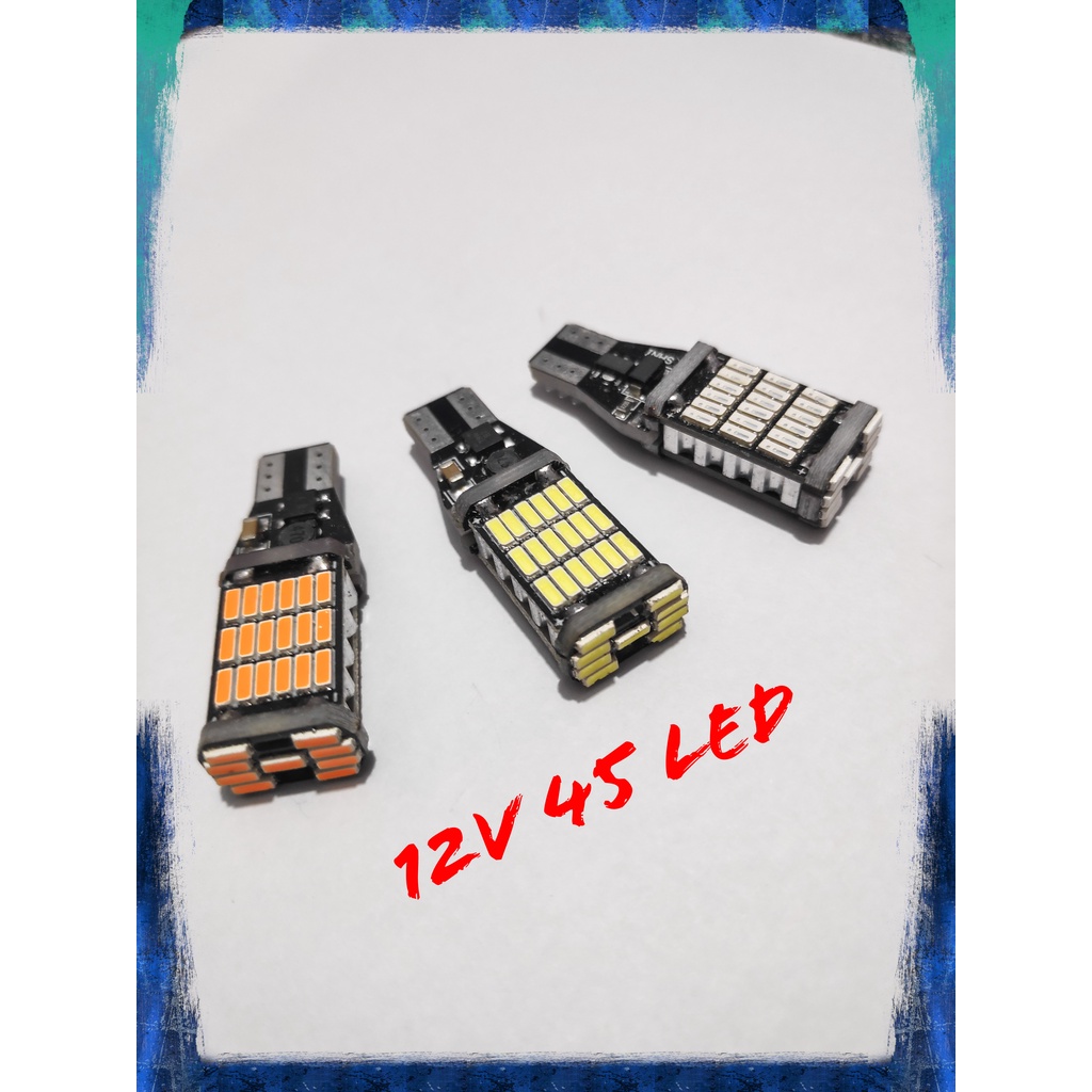 LAMPU LED SEN SENJA T15 T10 12V 16W CANbus SUPER BRIGHT MOTOR MOBIL