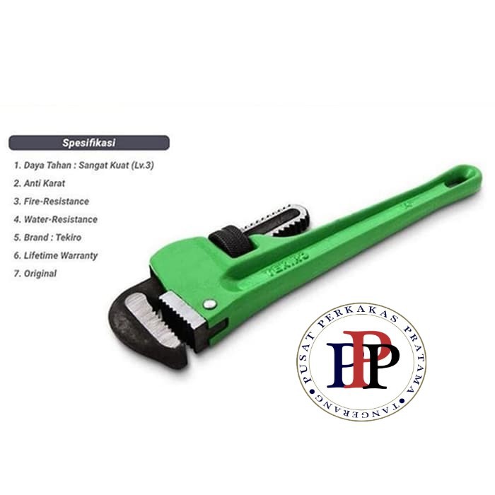 TEKIRO kunci pipa 12 inch