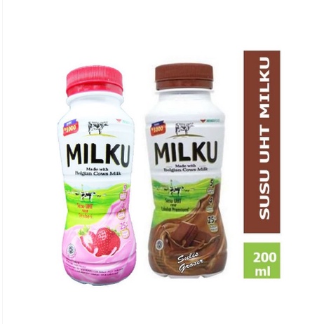 MILKU SUSU UHT / 1 PCS / 200 ML