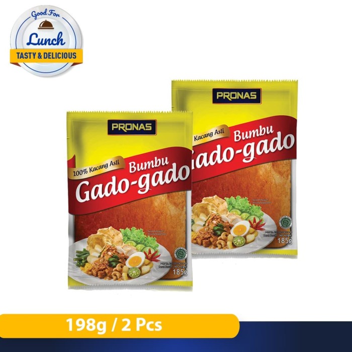 

uuttudd Pronas Gado-Gado 185 G Bundling 2 Pcs Fsfs201