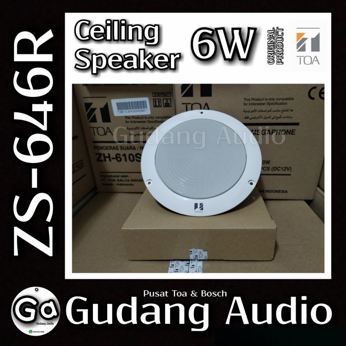 Speaker Plafon Merek Toa Zs-646R Zs 646 R