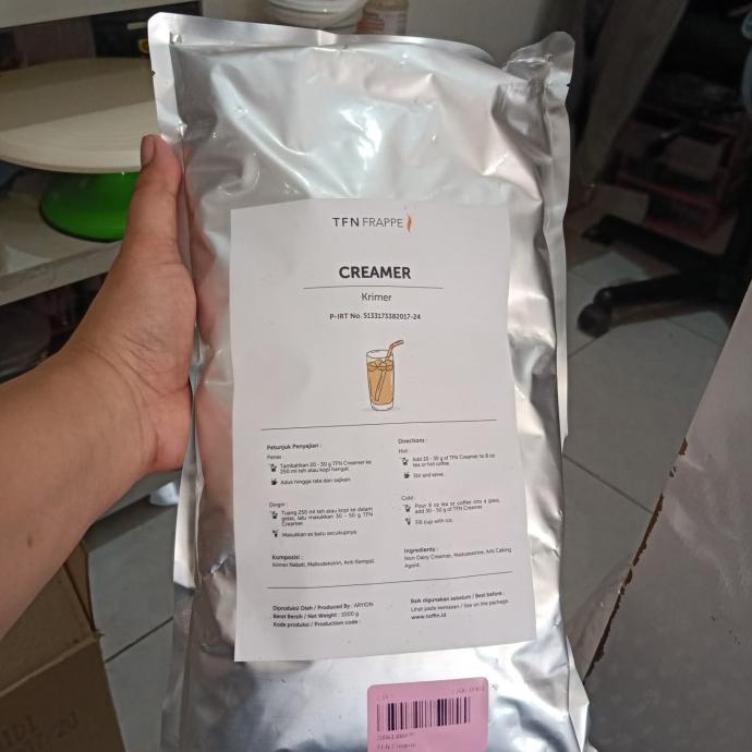 

[[BISA COD]] Toffin creamer bubuk 1kg cocok buat semua minuman, kopi, makanan dll KOMPLIT Kode 702