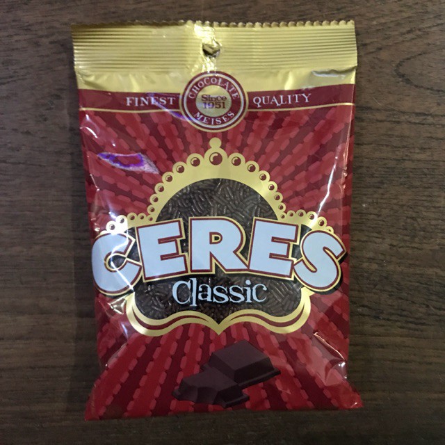 

Ceres Classic Mesis Cokelat Hagelslag 225gr-mesis classic