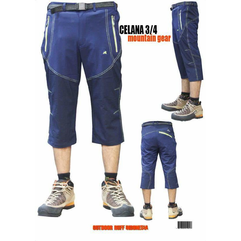 TERBARU celana pendek 3 4 mountain gear not fjallraven consina