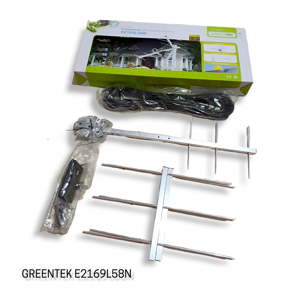 Antena Outdoor Greentek E2169L58N Antena TV Luar Ruangan High Quality