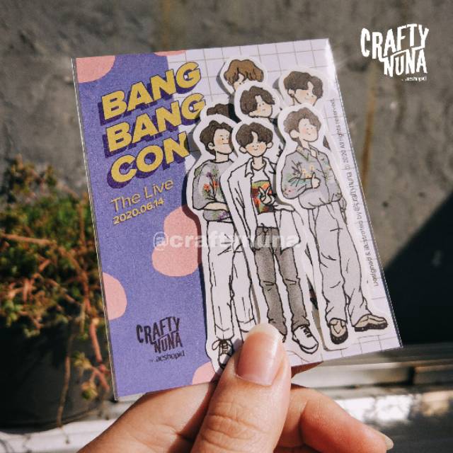 (BT-008) BTS FANART BBC BangBangCon 2020 STICKER SET ✨ original fanmade goods stiker case hp journal aesthetic