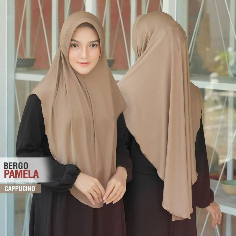 Jilbab bergo pamela Jersey / jilbab sport / Hijab Instan Jersey pinguin Jilbab Bergok Khimar Pinguin PET ANTEM Bahan Jersey Super / Jilbab Bergok Jersey / Kerudung Jersey Premium / Khimar Jersey-2