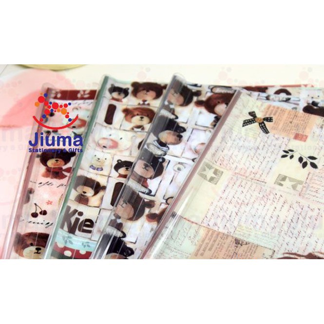 

Korean Stationary Educationshop Clip File Bear Banyak