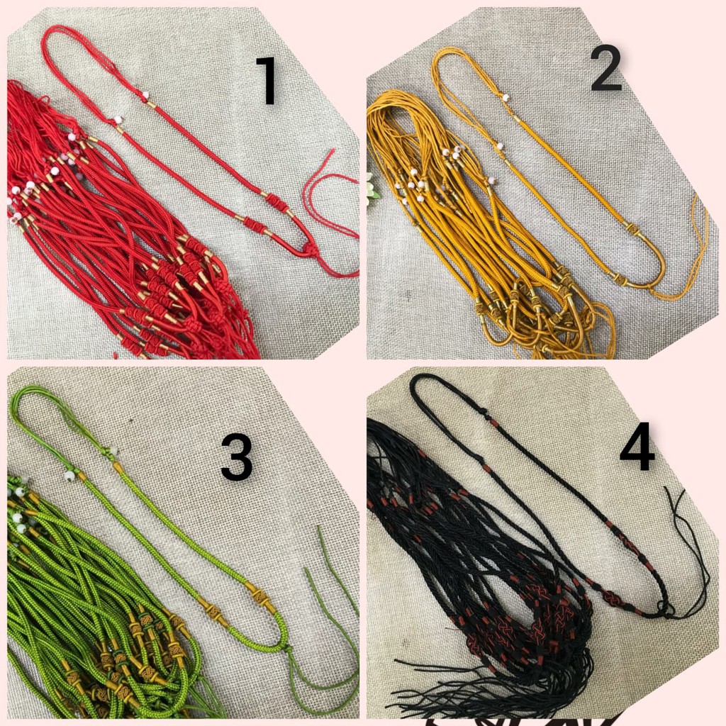 1 BUAH - TALI KALUNG DAN TALI GELANG JADIAN SIAP PAKAI