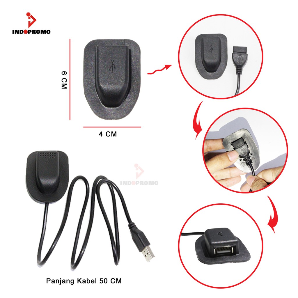 Kabel USB Extension - Port USB Extention Untuk Tas