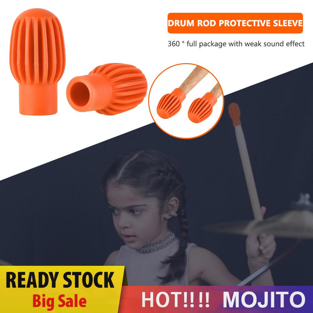 4pcs Stik Drum Bahan Silikon Untuk Latihan Pemula