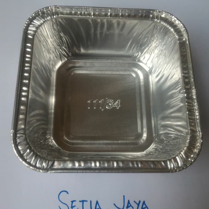 DISKON CUP ALUMINIUM FOIL OX 100 111/34(100ML) - NO LID (TUTUP) BROWNIES AL303