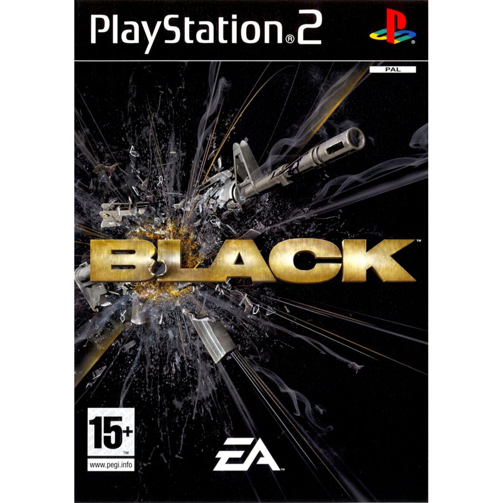 KASET DVD GAME PS2: BLACK