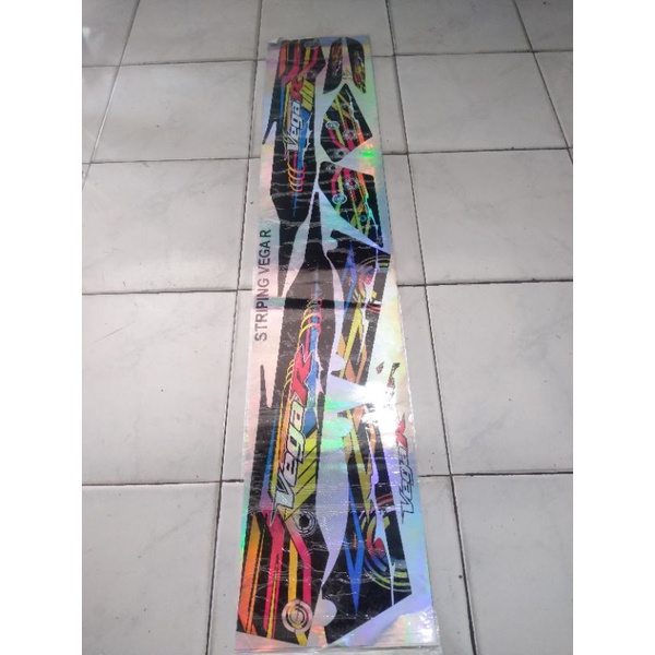 (BISA COD) striping Vega R new / Vega lama hologram striping lis stiker hologram Vega R new / lama