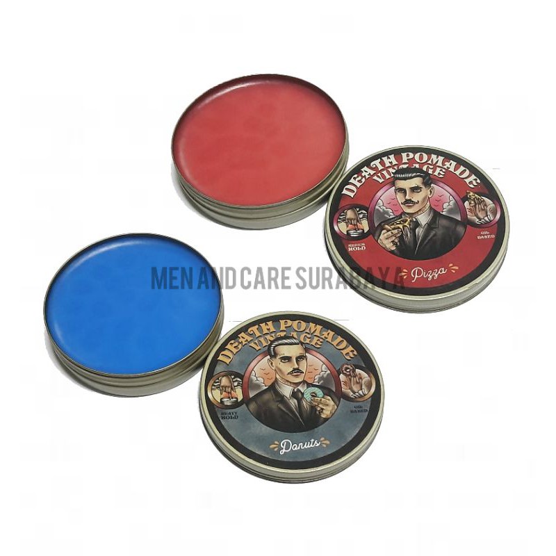 Death Pomade Vintage Oilbased | Heavy Hold Bubblegum | Medium Hold Grape |