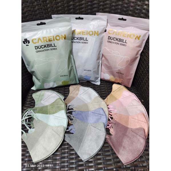 Masker Duckbill Careion Masker Careion Masker Careion 3ply CAREION EARLOOP DISPOSABLE FACE MASK 3PLY