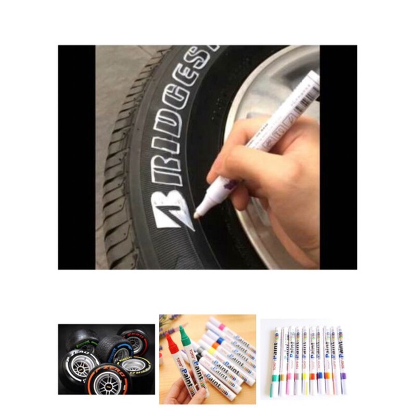 

A49 SPIDOL TOYO Spidol BAN MOBIL Spidol ban MOTOR ORIGINAL PAINT MARKER WARNA PUTIH MURAH