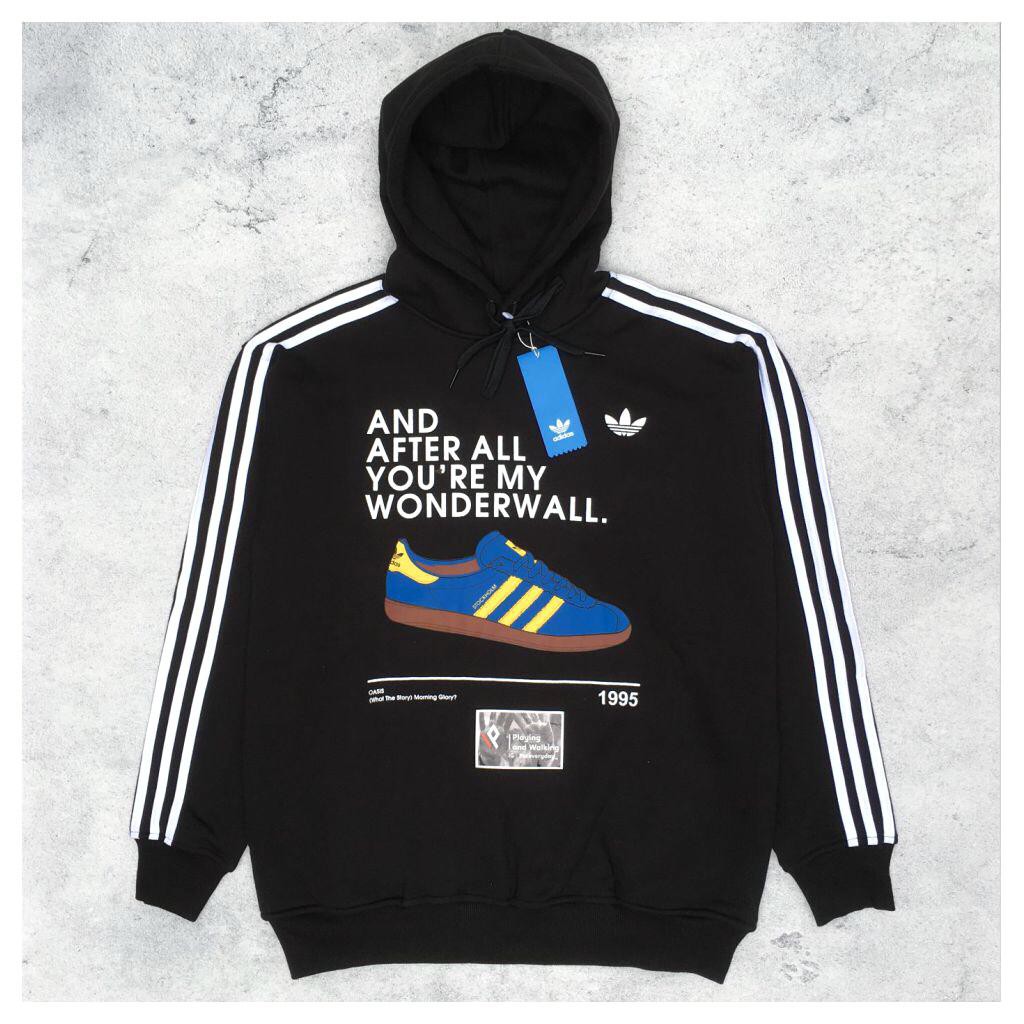 Hoodie Adidas x Oasis Wonderwall 1995 - Black