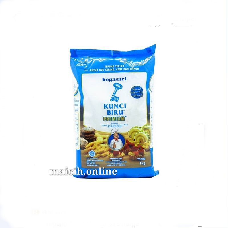 Terigu kunci biru premium kemasan 1kg