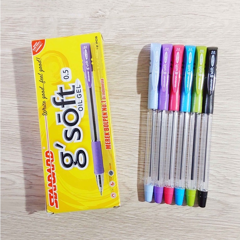 

(PAK) Pulpen Standard G'soft / Bulpoin Standard G'soft / Bulpen Standard