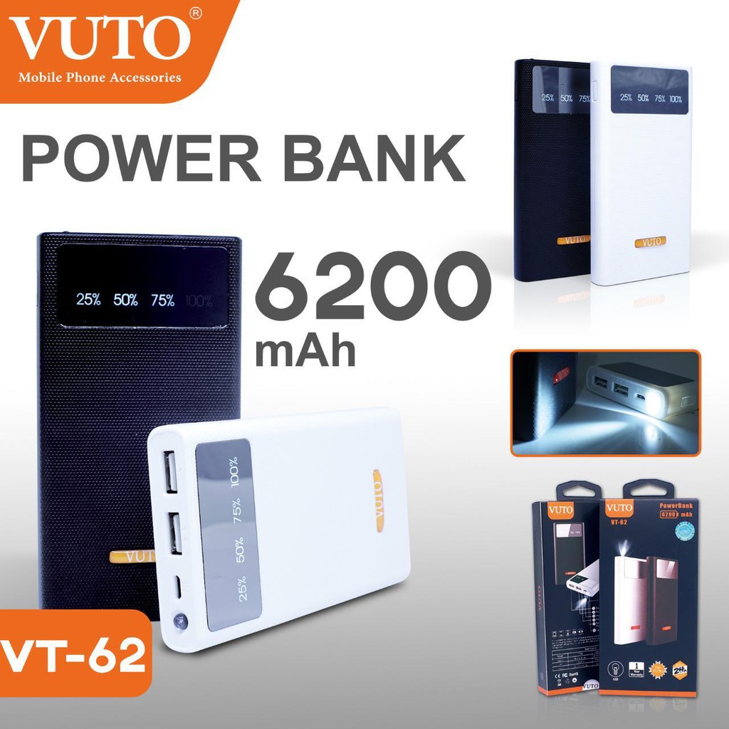 Powerbank Vuto VT62