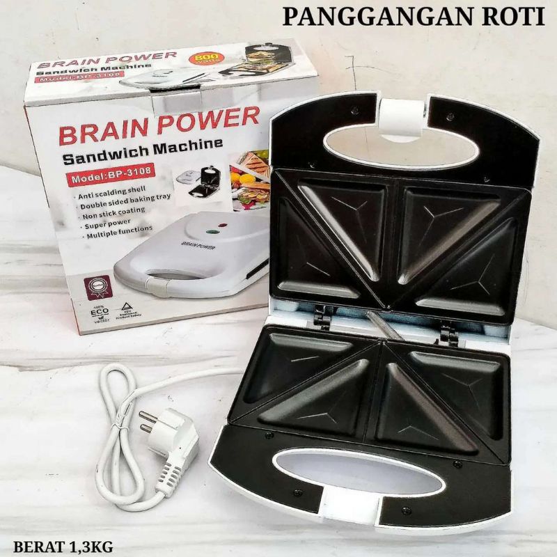 pemanggang roti listrik sandwich maker Pemanggang Roti Bakar
