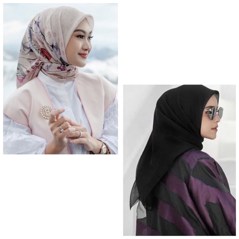 Buttonscarves Nada FIS + Everyday scarf Black