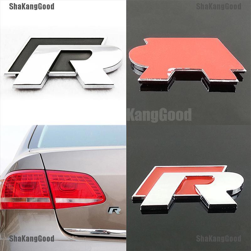 Stiker Emblem Fad shakang rline R Line Bahan Metal untuk Mobil VW Golf
