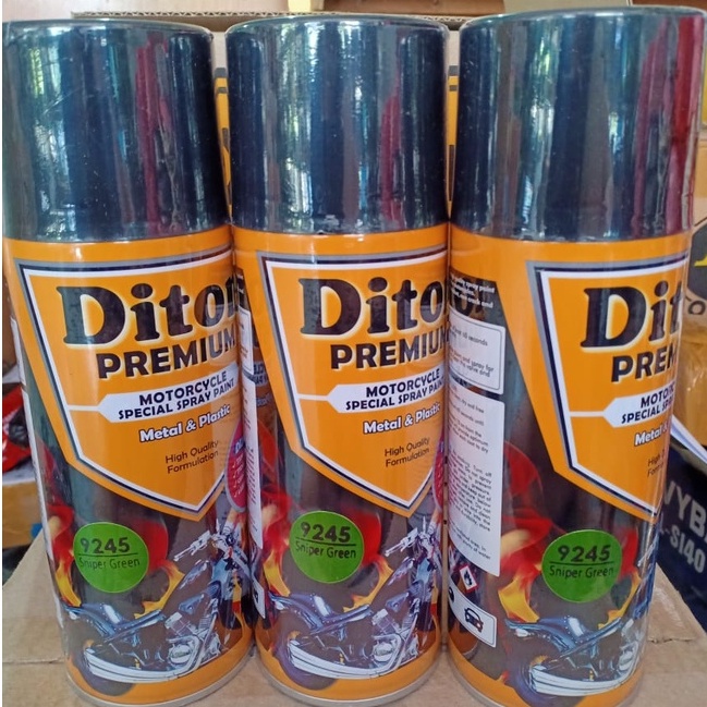 Pilok Pilox DITON Premium Y9245* Sniper Green / Hijau Metalik / Hijau Yamaha (400cc/400ml)