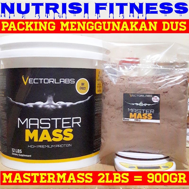 Suplement Fitness Vectorlabs Master Mass Ecer Susu Gainer Ecer Murah Di Surabaya 2 lbs High Protein Whey Protein Penambah Berat Badan