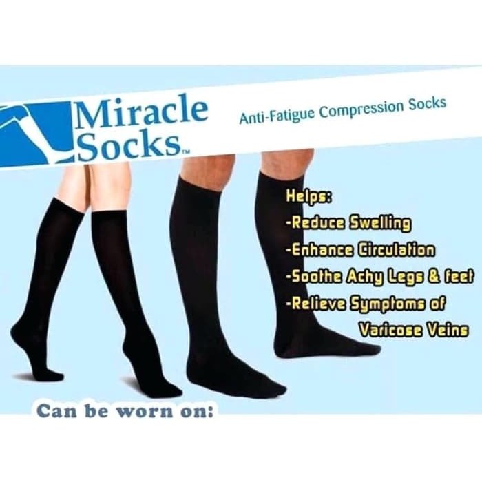 VOM-Miracle Socks Anti Fatigue / Kaos Kaki Anti Lelah Travelling 0361