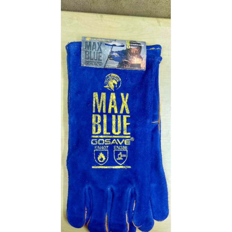 Sarung Tangan Las Gosave Max Blue 14inch