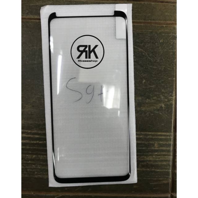 Tempered glass samsung S9 Plus anti gores screeng guard full Glue Lem