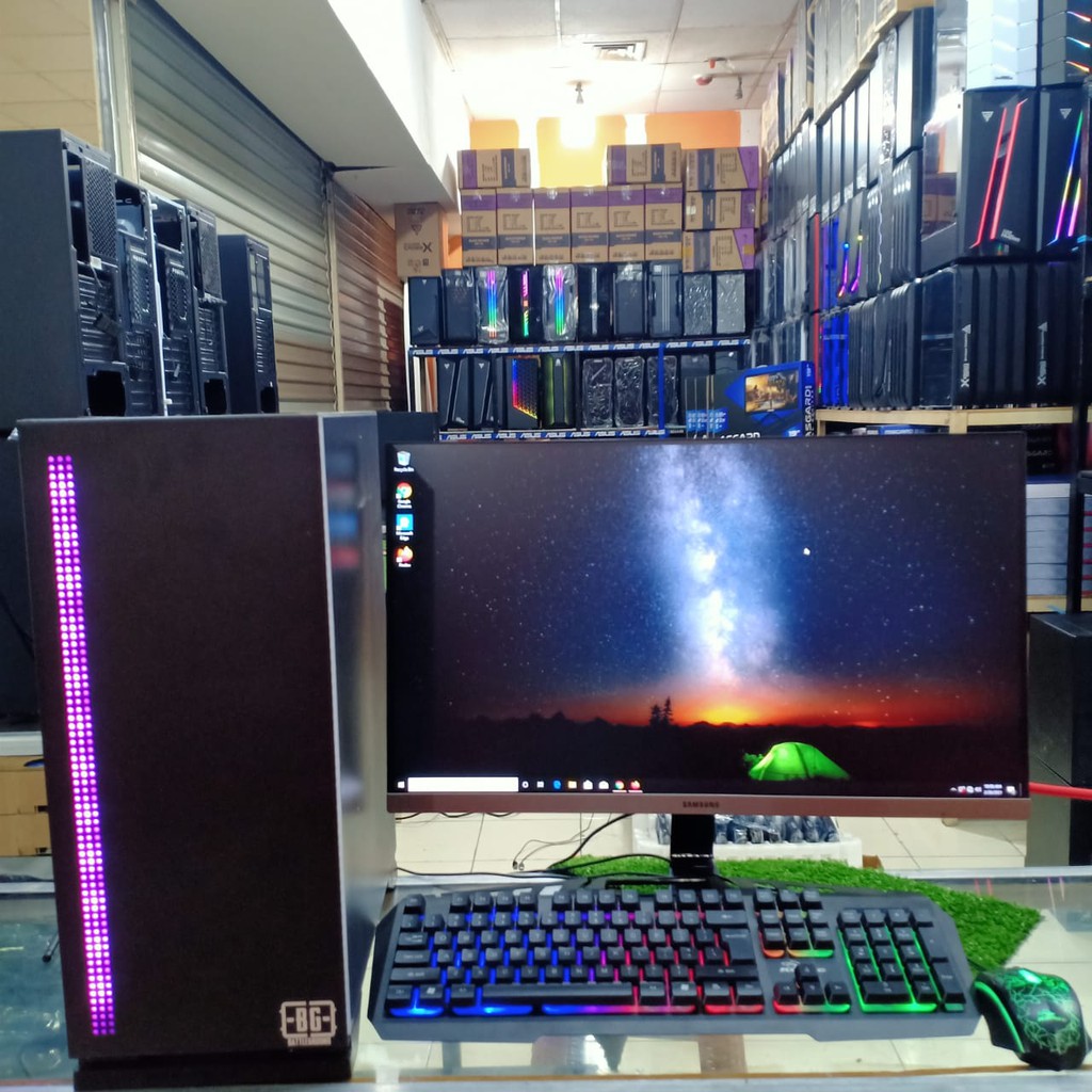 PC GAMING EDITING CORE I5 / VGA 4 GB / RAM 8 GB / HDD 500 GB / MONITOR 24 INCH