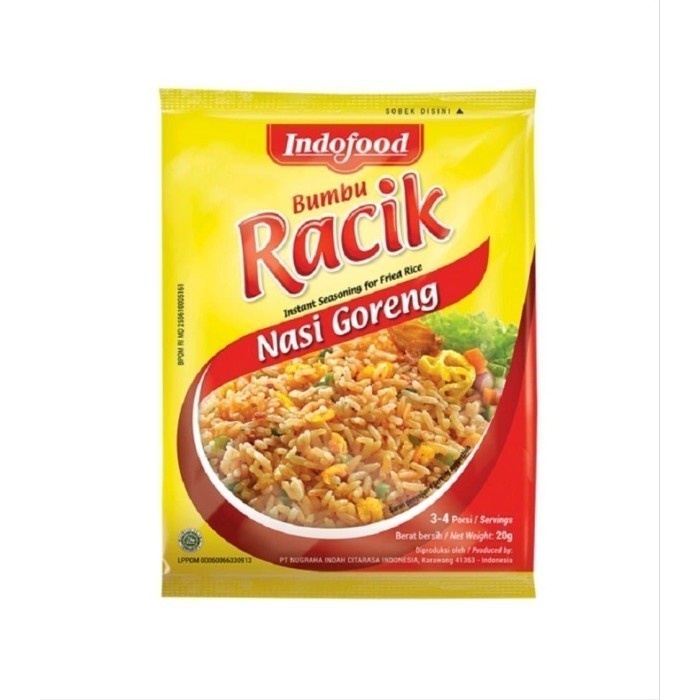 

BUMBU RACIK NASI GORENG 20GR X 10 sachet - GROSIR TERMURAH PER RENCENG