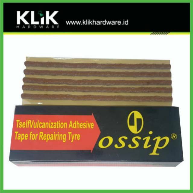 Ossip Refill Karet Cacing Tambal Ban Tubles Per Lembar Isi 5 Stik