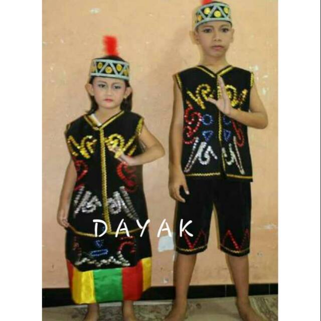 18 Inspirasi Modis Kostum Adat  Dayak