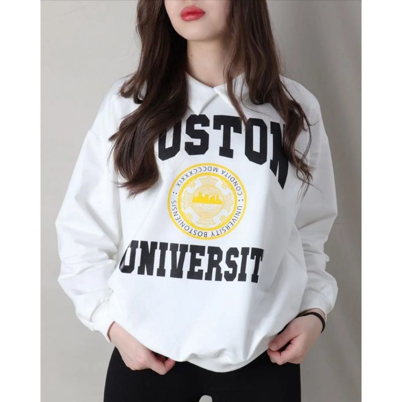 Buston sweater outerwear basic fashion remaja