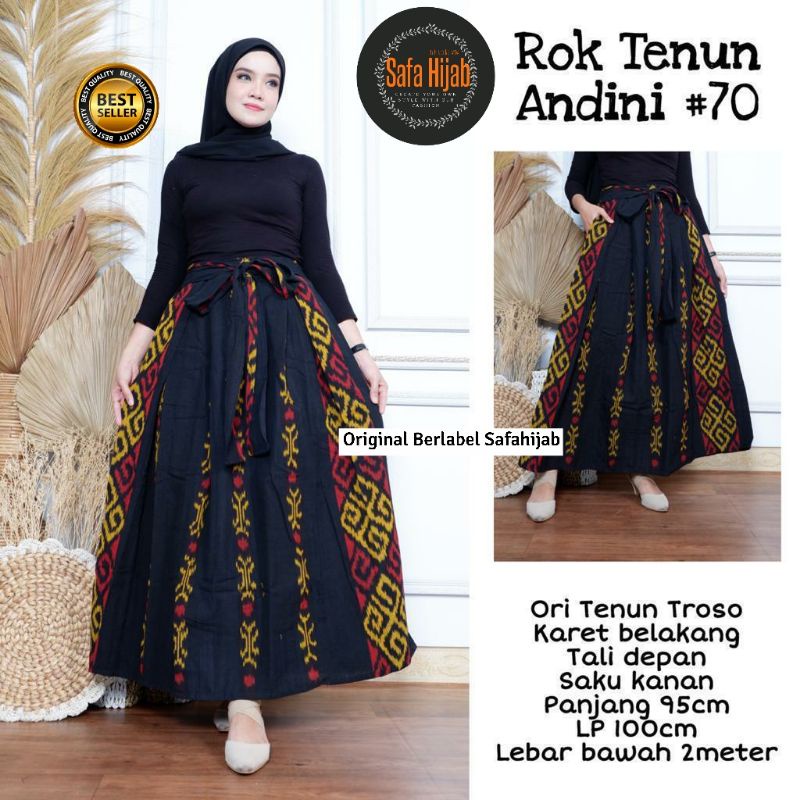 Rok Tenun Troso - Andini Rok Tenun