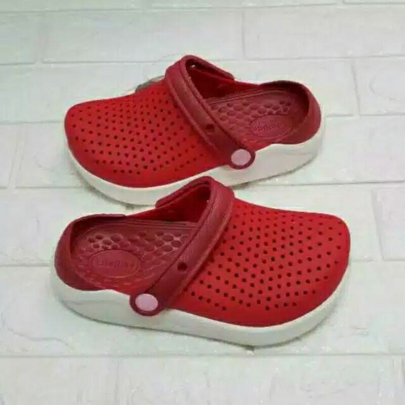 SENDAL ANAK LITERIDE LITE RIDE CLOG KIDS and JUNIOR CROCS SANDAL