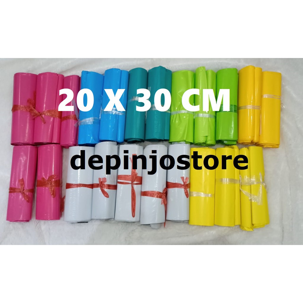 

20X30 cm [MIN ORDER 10 PCS PER WARNA] POLYMAILER SATUAN KUALITAS TEBAL, HARGA DIJAMIN TERMURAH SIAP KIRIM BUAT PACKINGAN CANTIK
