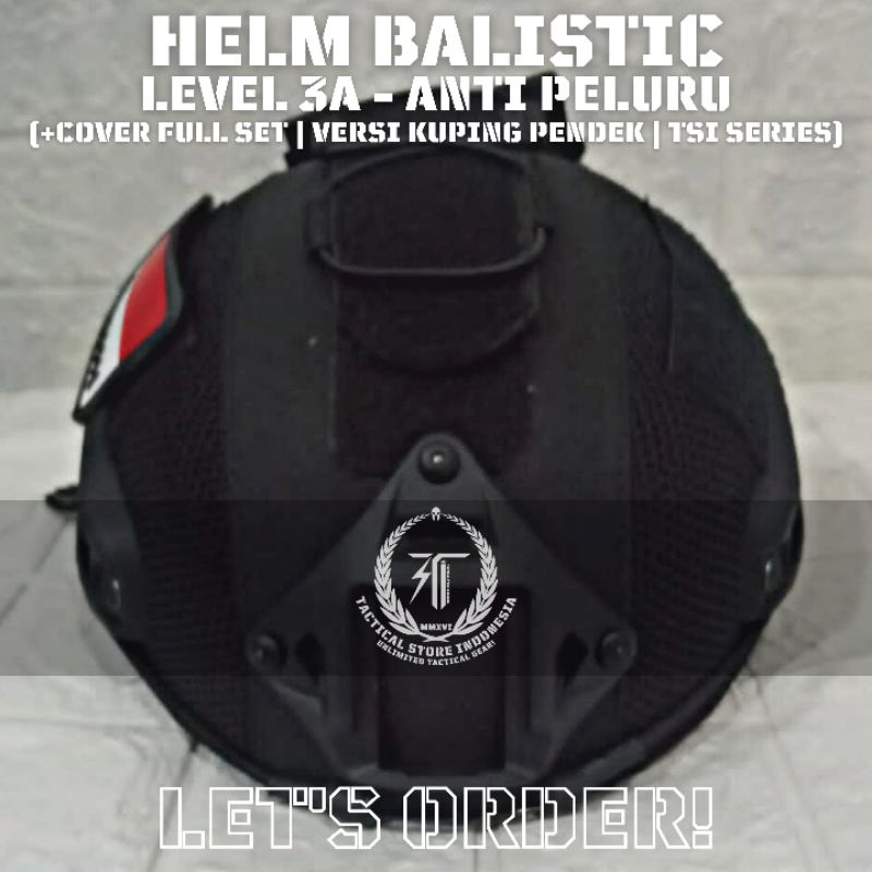 PROMO DISCOUNT Helm Balistic Level 3 A - Helm Tactical Anti Peluru - Helm TNI / Polisi - Brimob - Helm Balistik Pendek