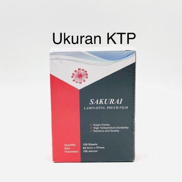 

PLASTIK LAMINATING KTP SAKURAI