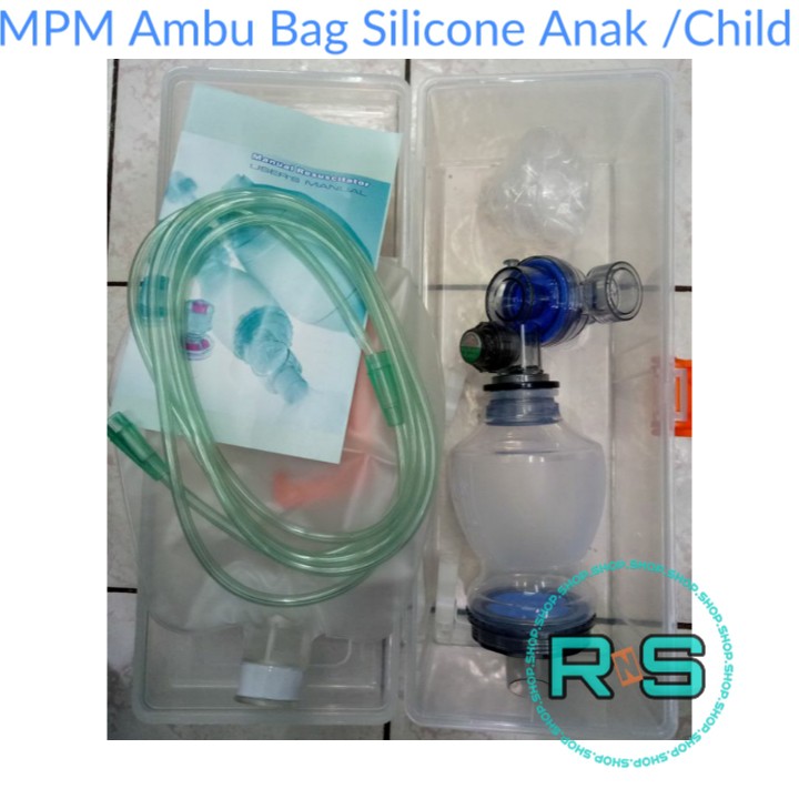 MPM Ambu Bag Resusucitator Silicone Child Ambu Bag Silicon Anak