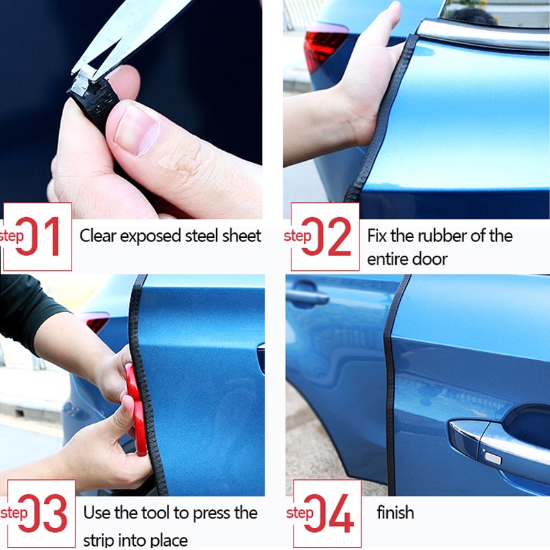 【5 M】Pelindung Tepi Pintu Mobil/Strip Pelindung Pintu Mobil/Car Door Protector Strip/Car Door Guard