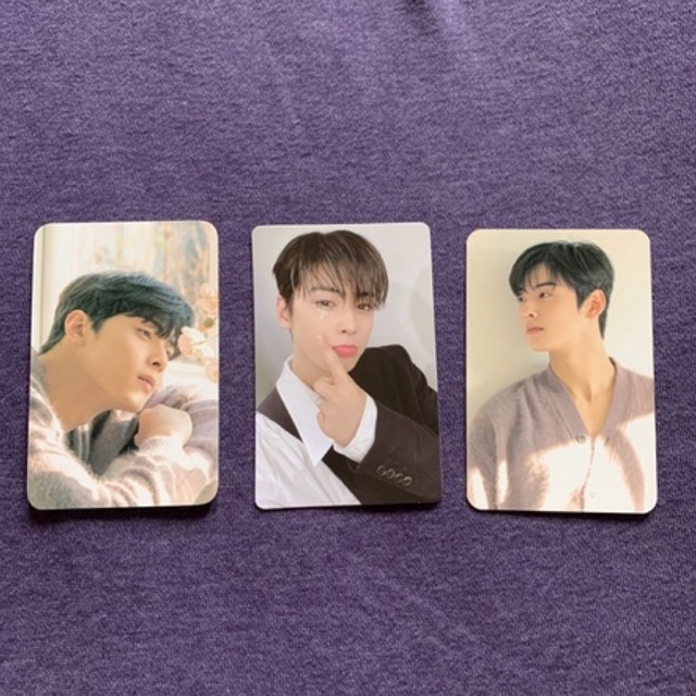 PHOTOCARD CHA EUNWOO ASTRO PC OFFICIAL SWITCH ON & JAPAN FANMEETING