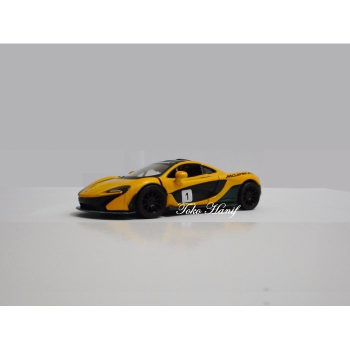 Diecast Miniatur Mclaren P1 Yellow
