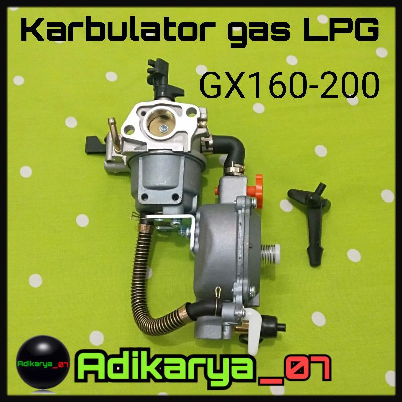 Karburator carburator carbulator gas LPG GX160 carbulator gas LPG Genset 2500